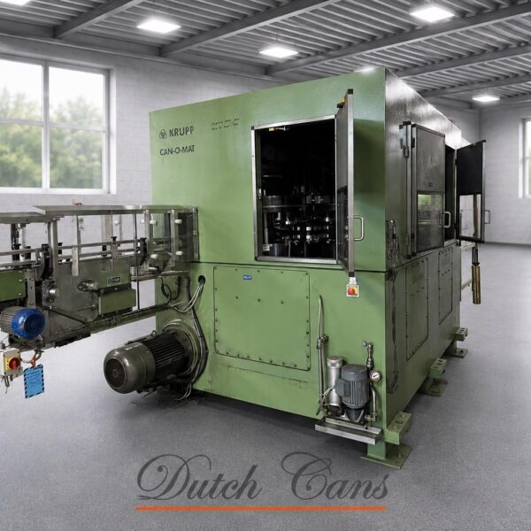 Krupp CAN-O-MAT ll automatic necker / flanger / beader / seamer